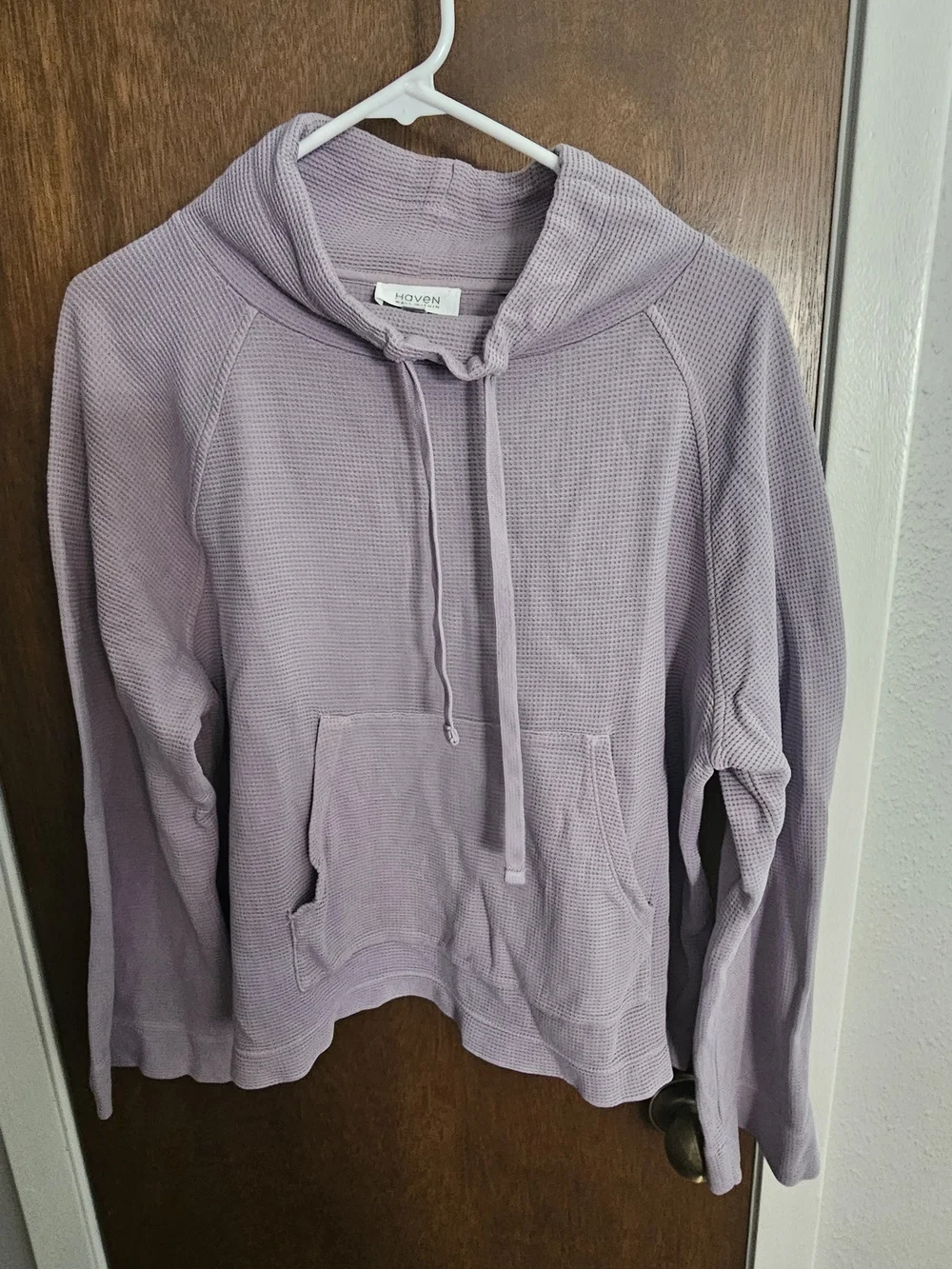 Haven Well Within Lilac Waffle-Knit Pullover Hoodie/Jogger Lounge Set